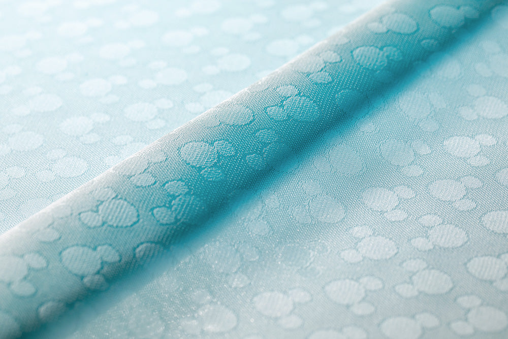 Tango crepe pattern design plain color [light blue]
