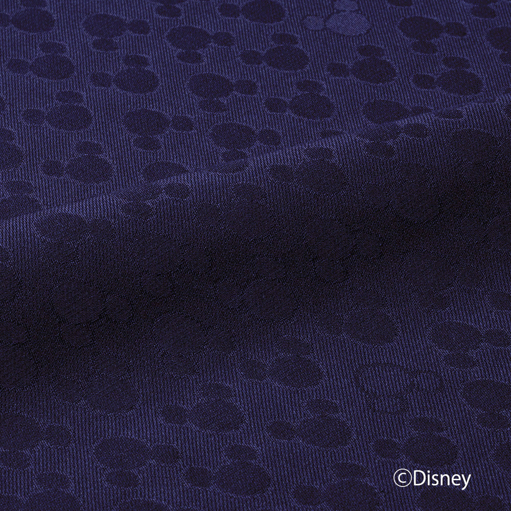 Tango Chirimen Pattern Design Plain Color [Purple Navy]