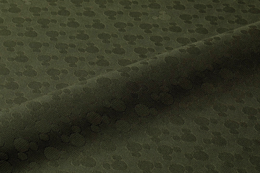 Tango Chirimen Pattern Design Plain Color [Dark Green]